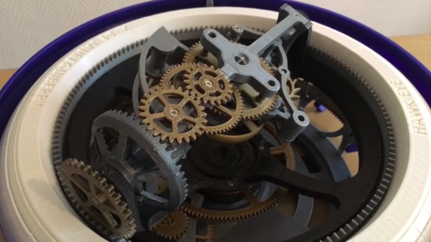 This Complex 3D Printed Watch Has Moving Parts