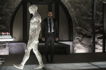 Standing, Fashion, Suit, Photography, Statue, Darkness, Sculpture, Art, 