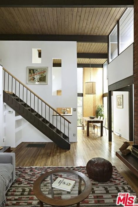 Stairs, Room, Interior design, Property, Living room, Building, House, Home, Ceiling, Furniture, 