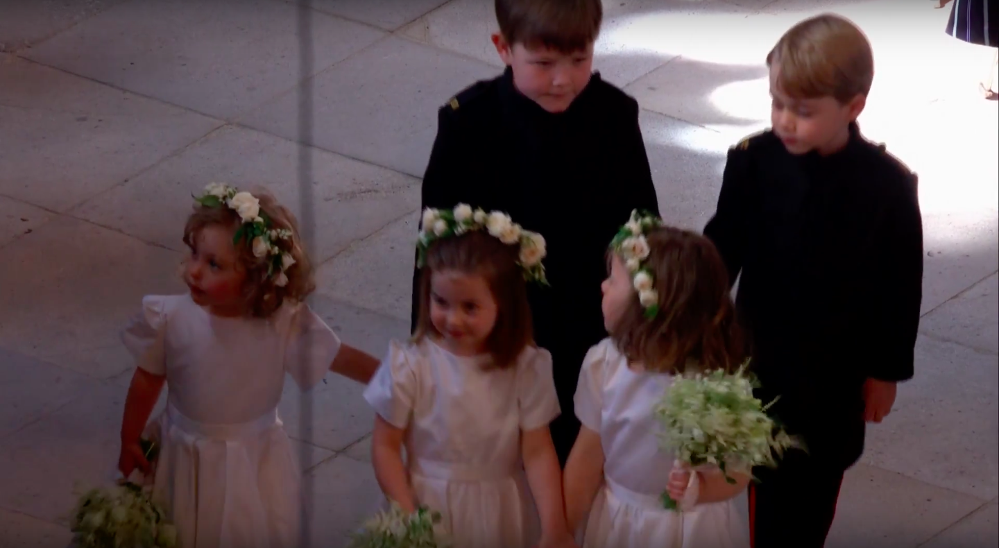 Prince George, Princess Charlotte's Royal Wedding Outfits Details