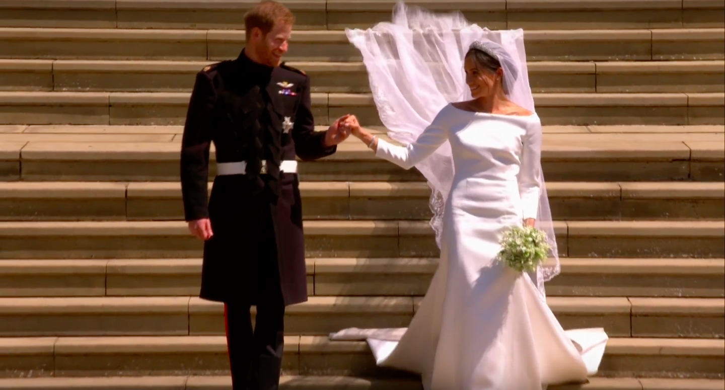 Royal Wedding Meghan Markle Reveals Stunning Evening Dress  HuffPost UK  Style