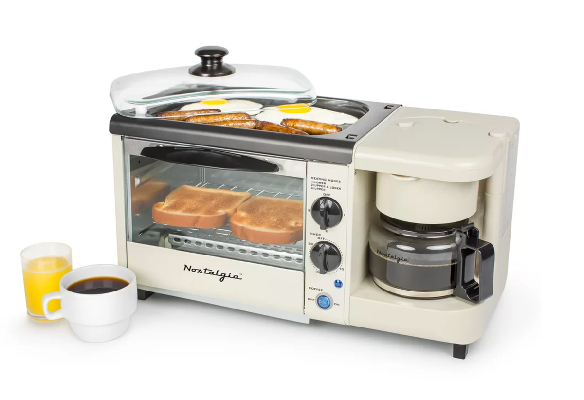 Nostalgia 3 in 1 breakfast clearance station