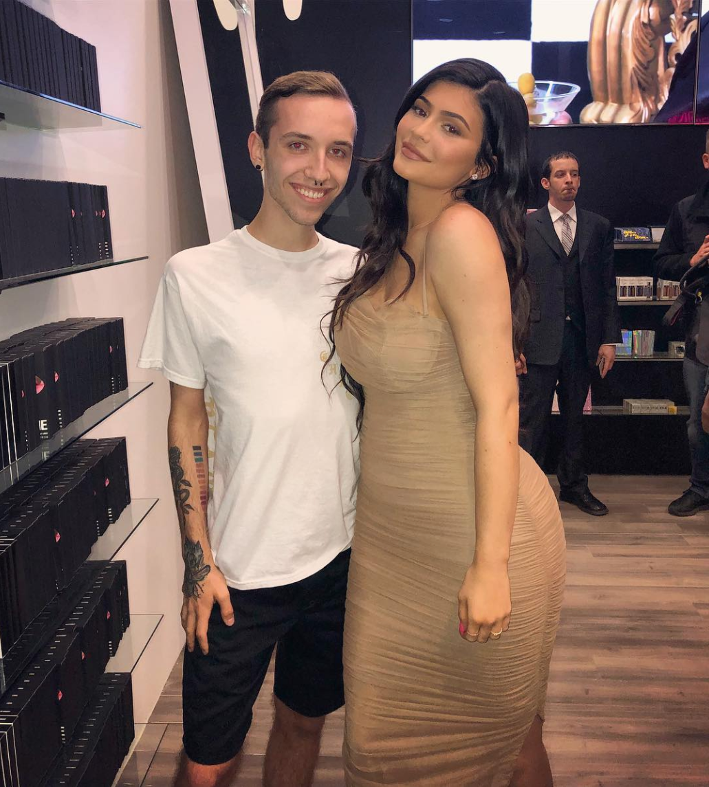 Kylie Jenner Gives Fan a Louis Vuitton Backpack For His Birthday