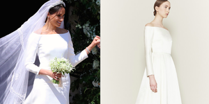 Gown, Wedding dress, Clothing, Dress, Bridal clothing, Shoulder, Bride, Photograph, White, Bridal party dress, 