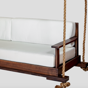 Swing, Furniture, Bed, studio couch, Hardwood, Wood, Couch, Rectangle, Futon, four-poster, 