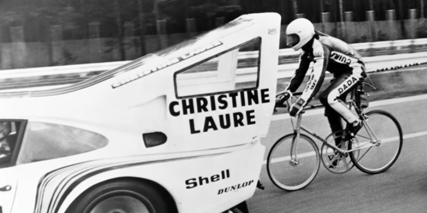 A Porsche 935 Was Once Used for a Bicycle Speed-Record Attempt