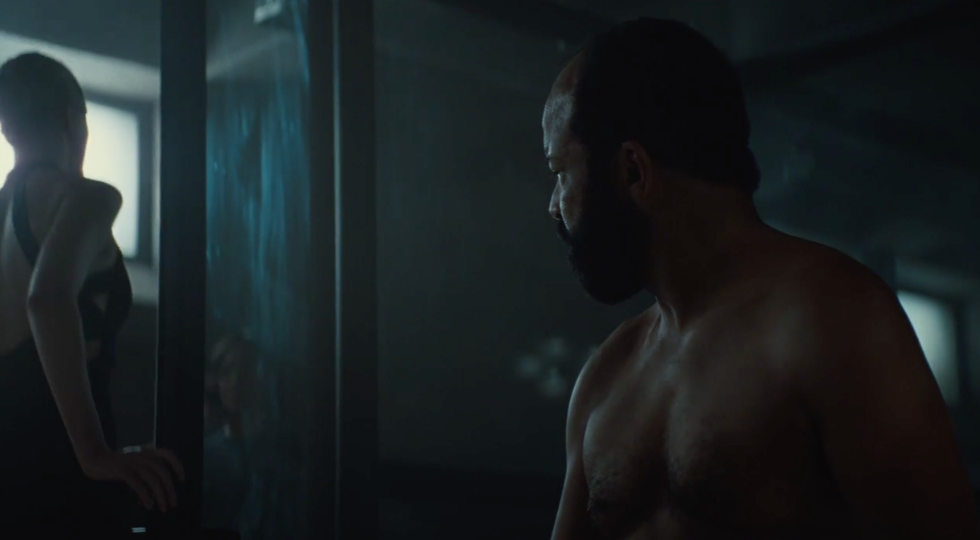 Black, Barechested, Muscle, Room, Darkness, Arm, Shoulder, Human, Photography, Flesh, 
