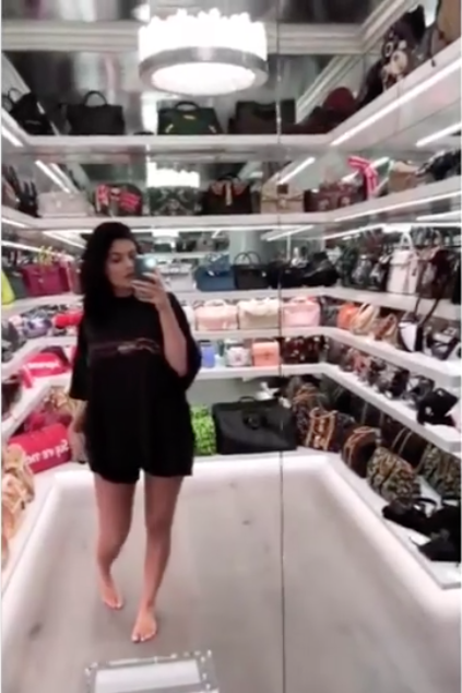 Kylie Jenner's Handbag, Shoe Closet: Photos of Her Collection