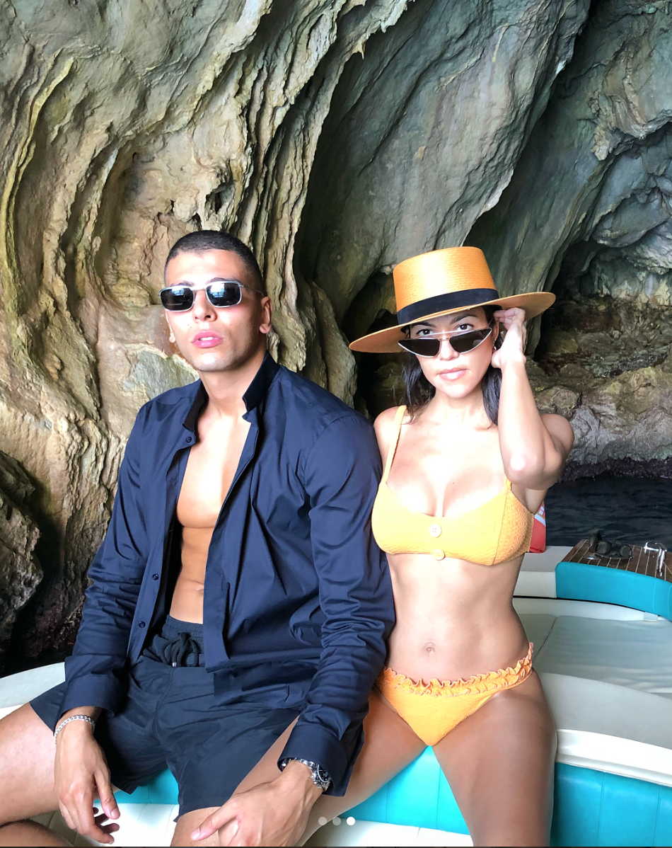 Kourtney Kardashian Straddles Boyfriend Younes Bendjima in Her