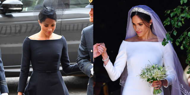 All the Ways Meghan Markle's Wedding Dress Is Different From Her First One