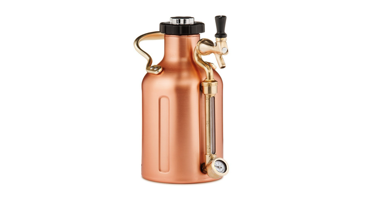 Bottle, Copper, Water bottle, Metal, Vacuum flask, Cylinder, Plastic bottle, 