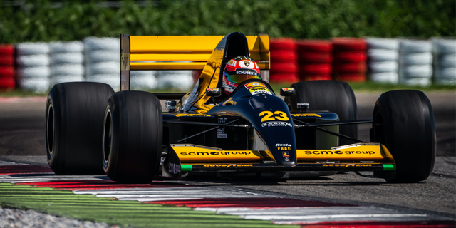 Lamborghini Restores its V12-Powered Minardi F1 Car