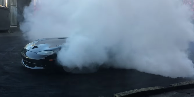 Listen to a Viper Absolutely Destroy its Tires