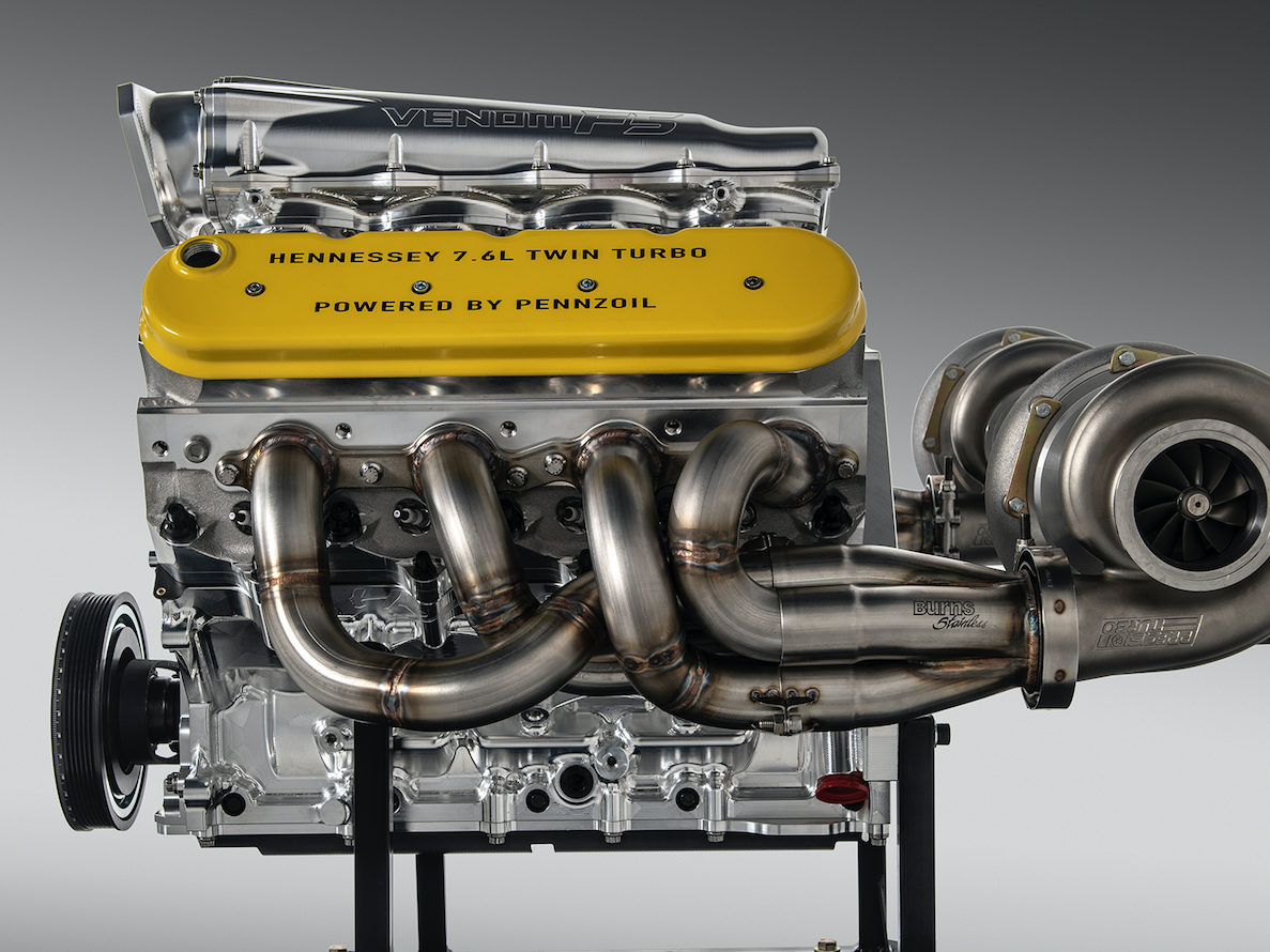 Hennessey Venom F5 Engine Specs - 1600-HP Hennessey Twin-Turbo V8
