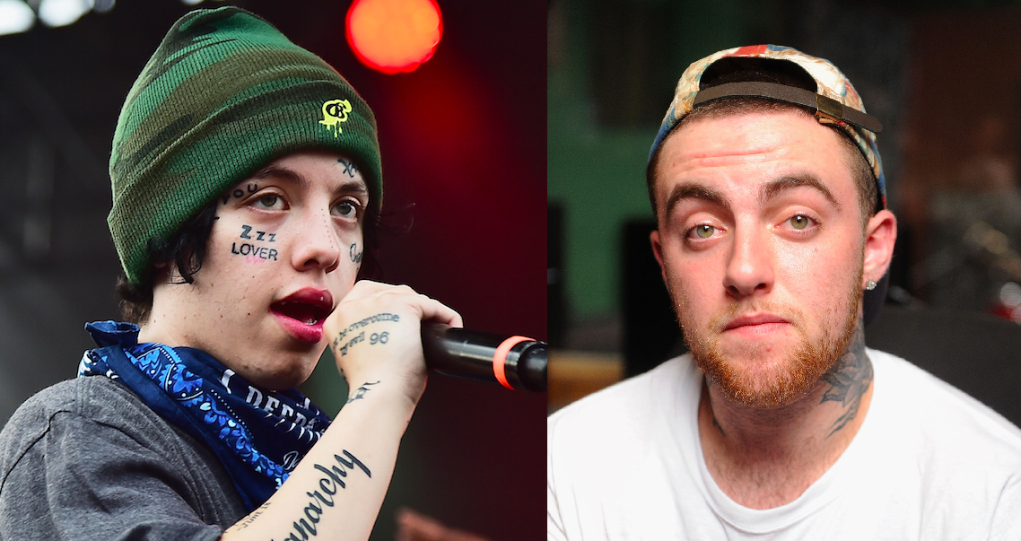 Rapper Lil Xan Reveals New Face Tattoo Dedicated to Mac Miller