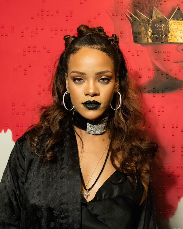 Rihanna Dropped A Black Fenty Beauty Lipstick in Time For Halloween - Fenty  Beauty Stunna Black Lipstick in Uninvited