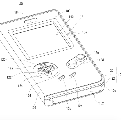nintendo patent phone cover gameboy