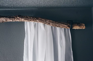 branch curtain rod