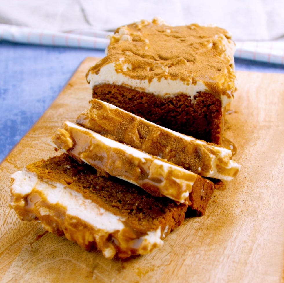 best sponge cake recipes pumpkin spice latte loaf cake