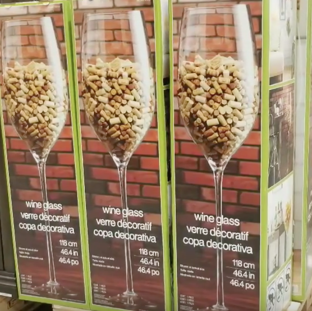 Costco's 46-Inch-Tall Wine Glass - Costco Finds October 2018