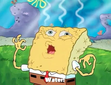 dehydration cartoon