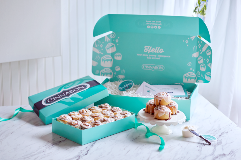 Turquoise, Food, Snack, Cuisine, Bake sale, American food, Box, Packaging and labeling, 
