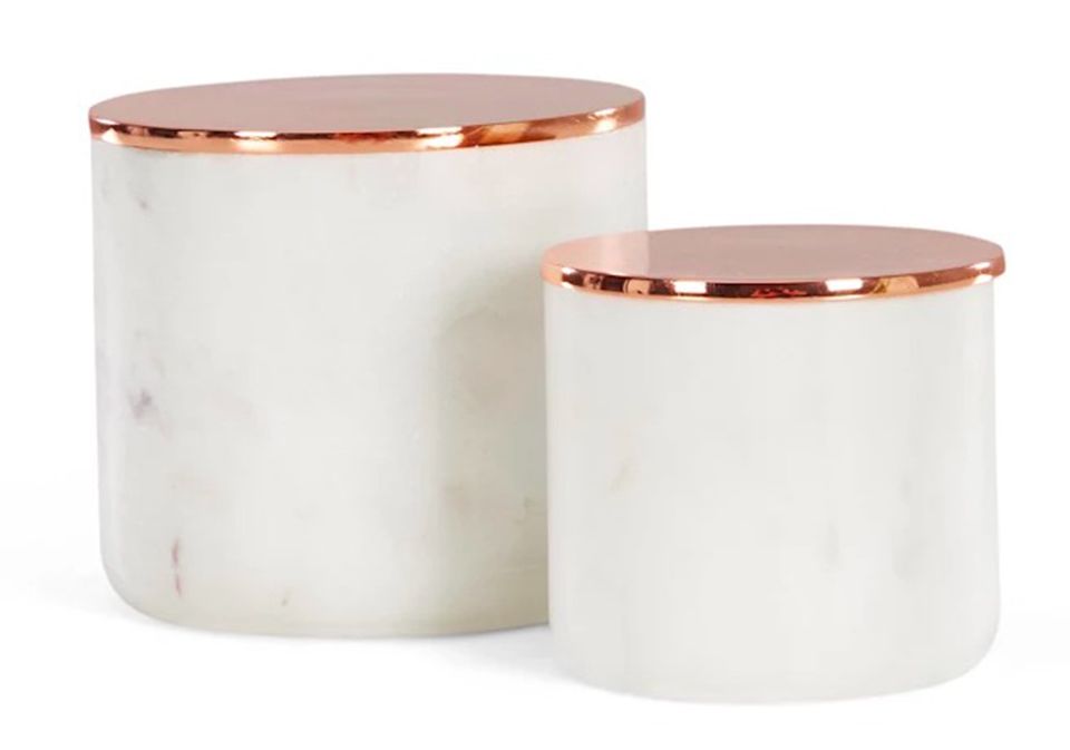 Cylinder, Candle holder, Copper, Table, Candle, Beige, Metal, 
