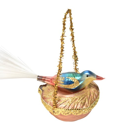 vintage birds nest ornament