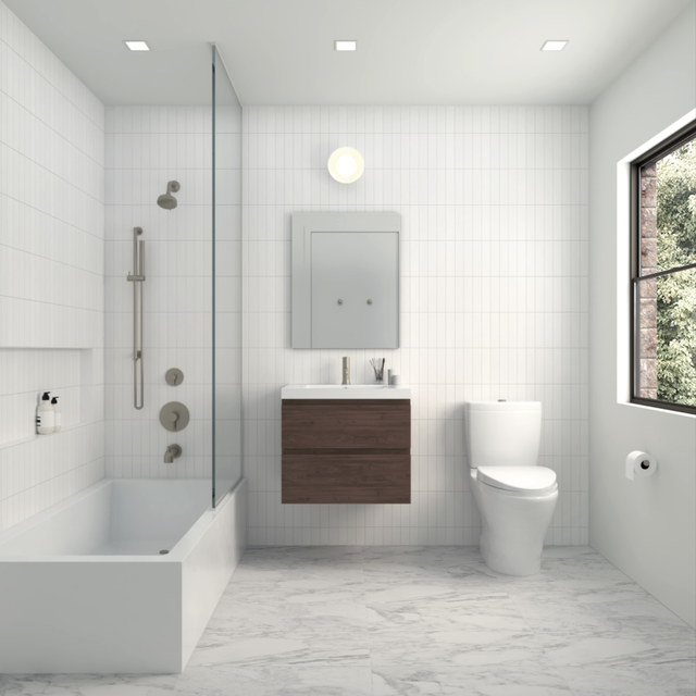 Bathroom, Tile, Room, Property, Floor, Plumbing fixture, Interior design, Ceiling, Tap, Bathroom accessory, 