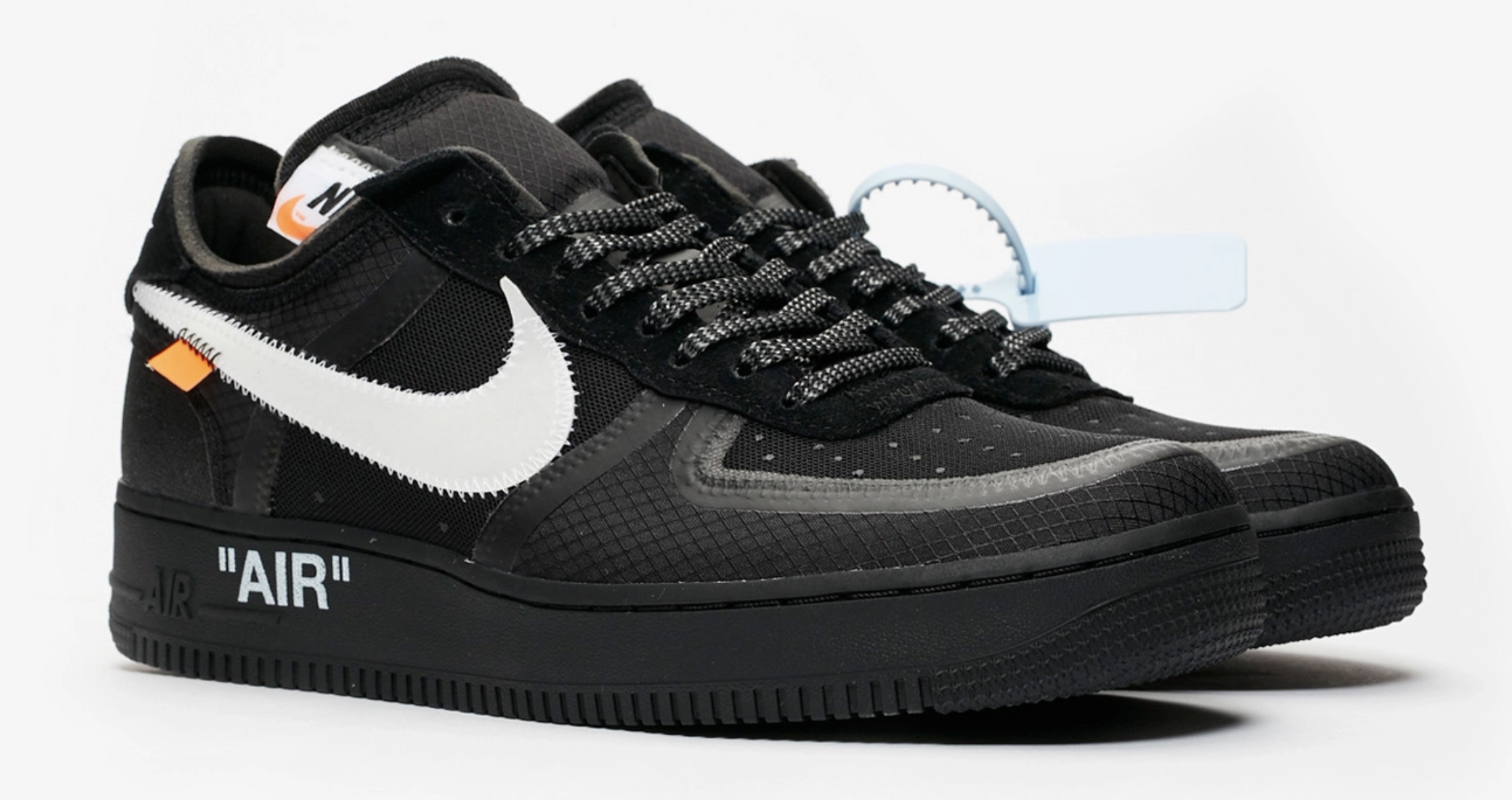 off white air force 1 black low