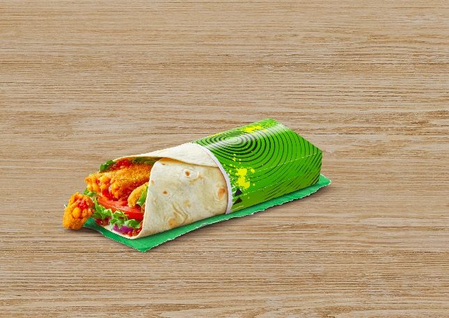 McDonald's have added a spicy veggie wrap to their menu
