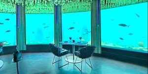 Can we teleport to these underwater restaurants in the Maldives please?