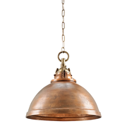 Copper, Light fixture, Lighting, Ceiling, Brass, Ceiling fixture, Metal, Bronze, Ghanta, Lamp, 