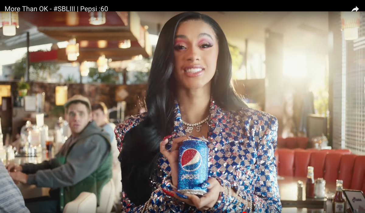 Cardi b pepsi store can