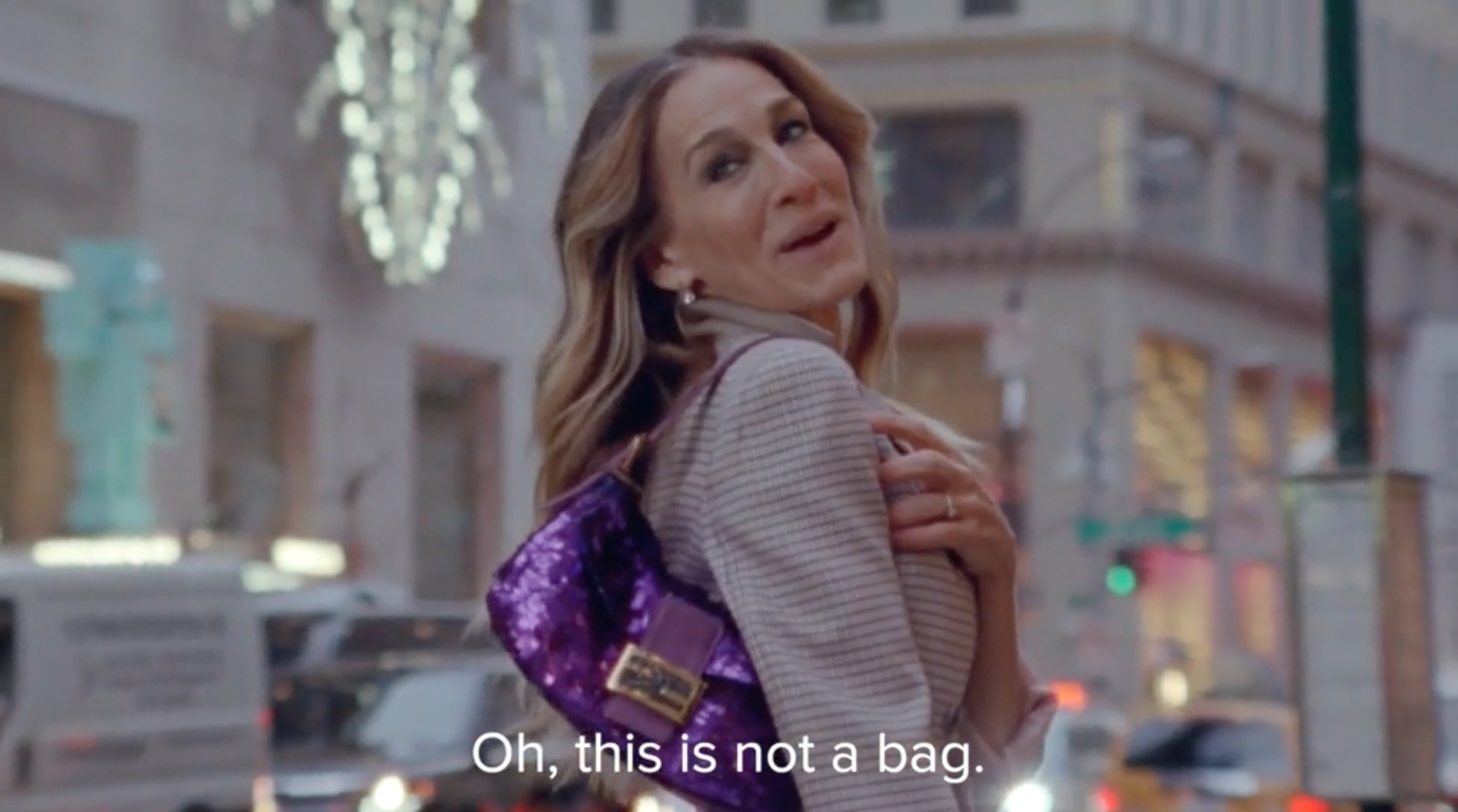 Shop Carrie Bradshaw's bags and 'baguettes' from Sex and the City