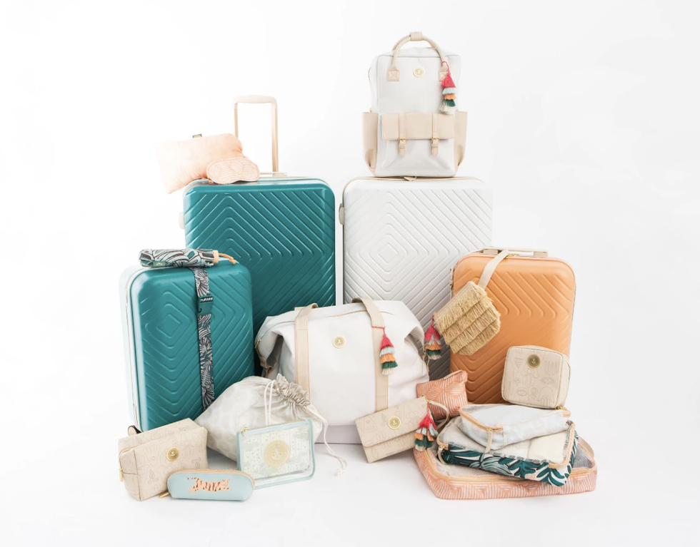 Product, Turquoise, Bag, Diaper bag, Fashion accessory, Baggage, Luggage and bags, 