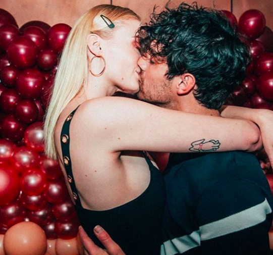 Joe Jonas takes daughters out on Halloween as Sophie Turner kisses