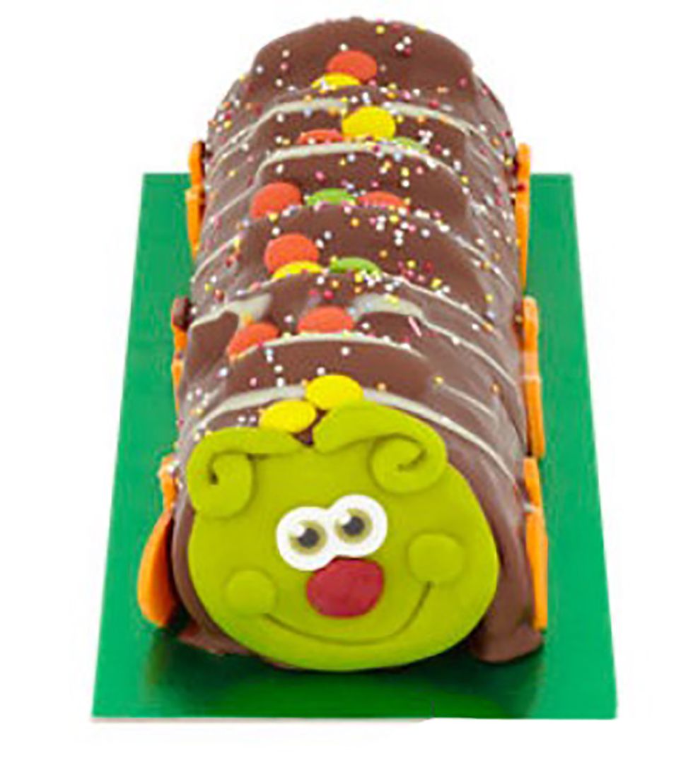 Clyde the Caterpillar Celebration Cake