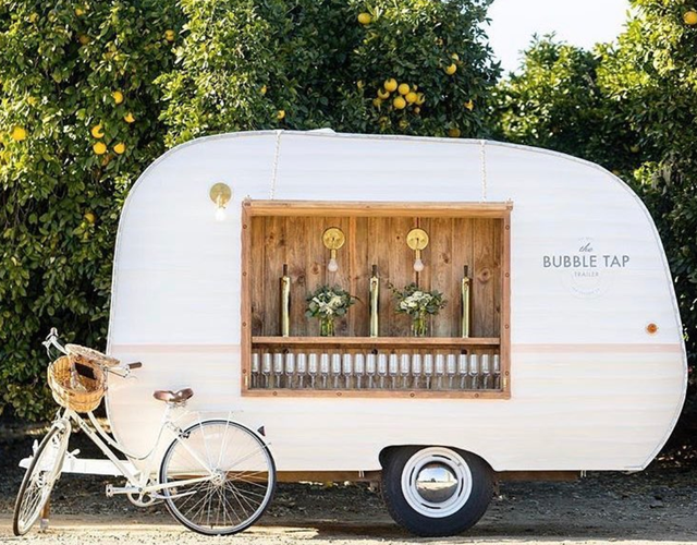 Vehicle, Travel trailer, Transport, Mode of transport, RV, Trailer, Caravan, House, Wagon, Tree, 