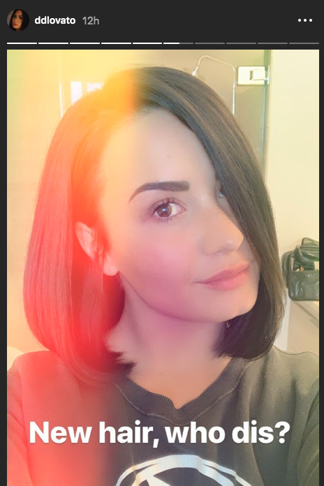 Demi Lovato short hair