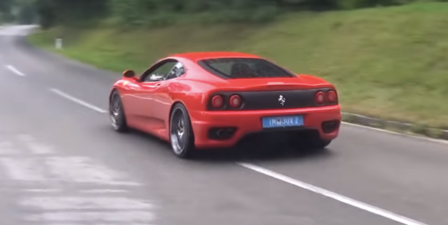 Ferrari 360 Modena Engine Exhaust Sound Video