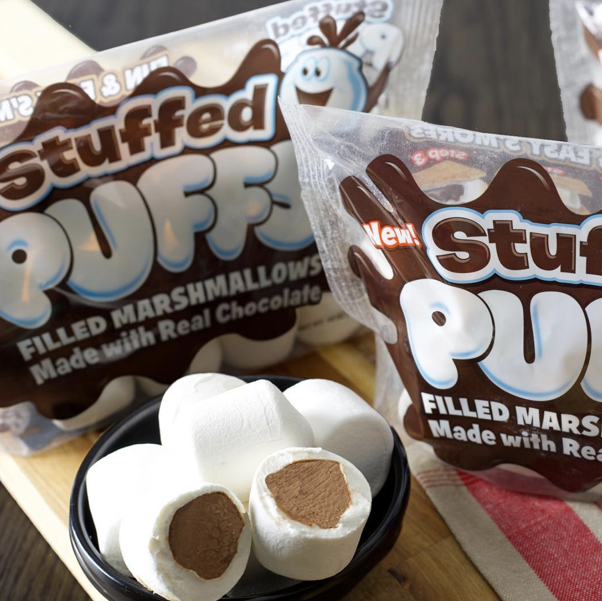 Stuffed Puffs Are Marshmallows With Chocolate On The Inside
