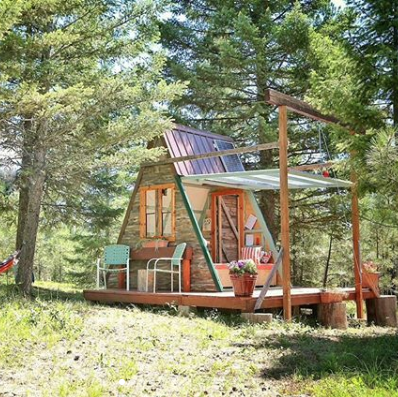 tiny home a frame cabin airbnb