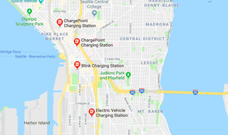 google maps charging station