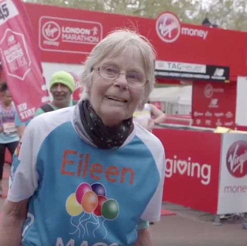 eileen noble oldest female runner at the london marathon