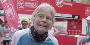 eileen noble oldest female runner at the london marathon