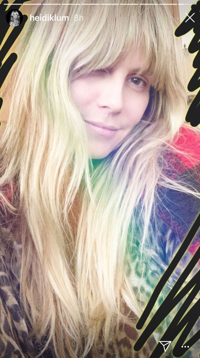Heidi Klum Posted A No-Makeup Instagram Selfie