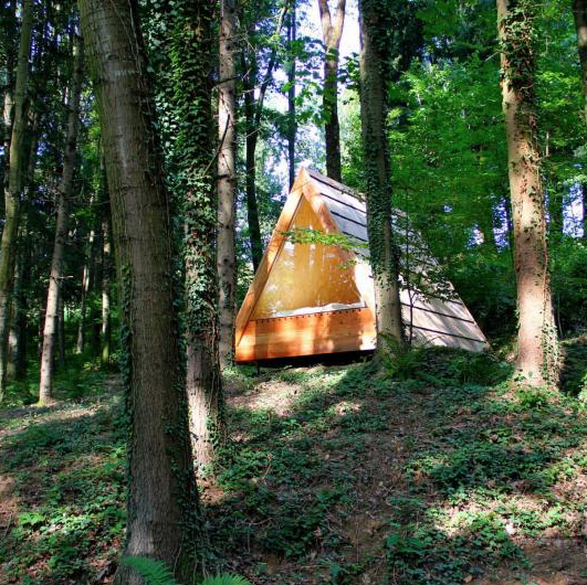 DIY a-frame cabin tiny house tiny home
