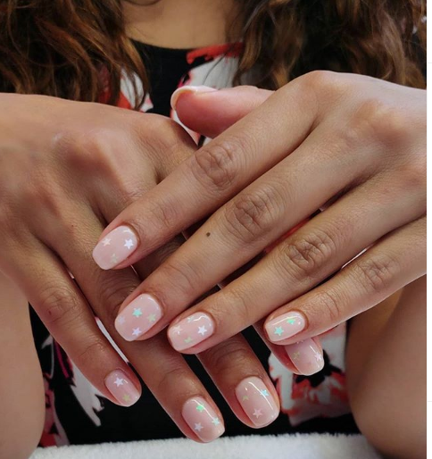 Memorial Day Nail Art - Star Nails