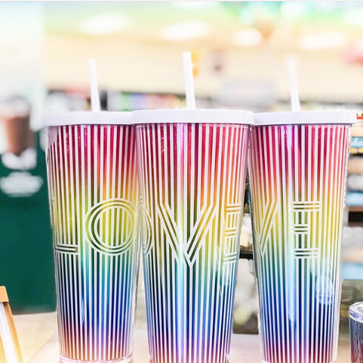 Starbucks Debuted Rainbow Reusable Cups For Pride Month 2019
